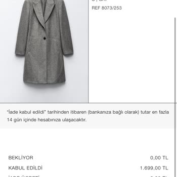 Zara Jacket Refund Not Received 16 Days Later