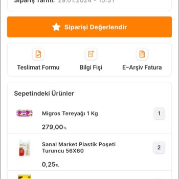 Migros Sanal Market Şikayet
