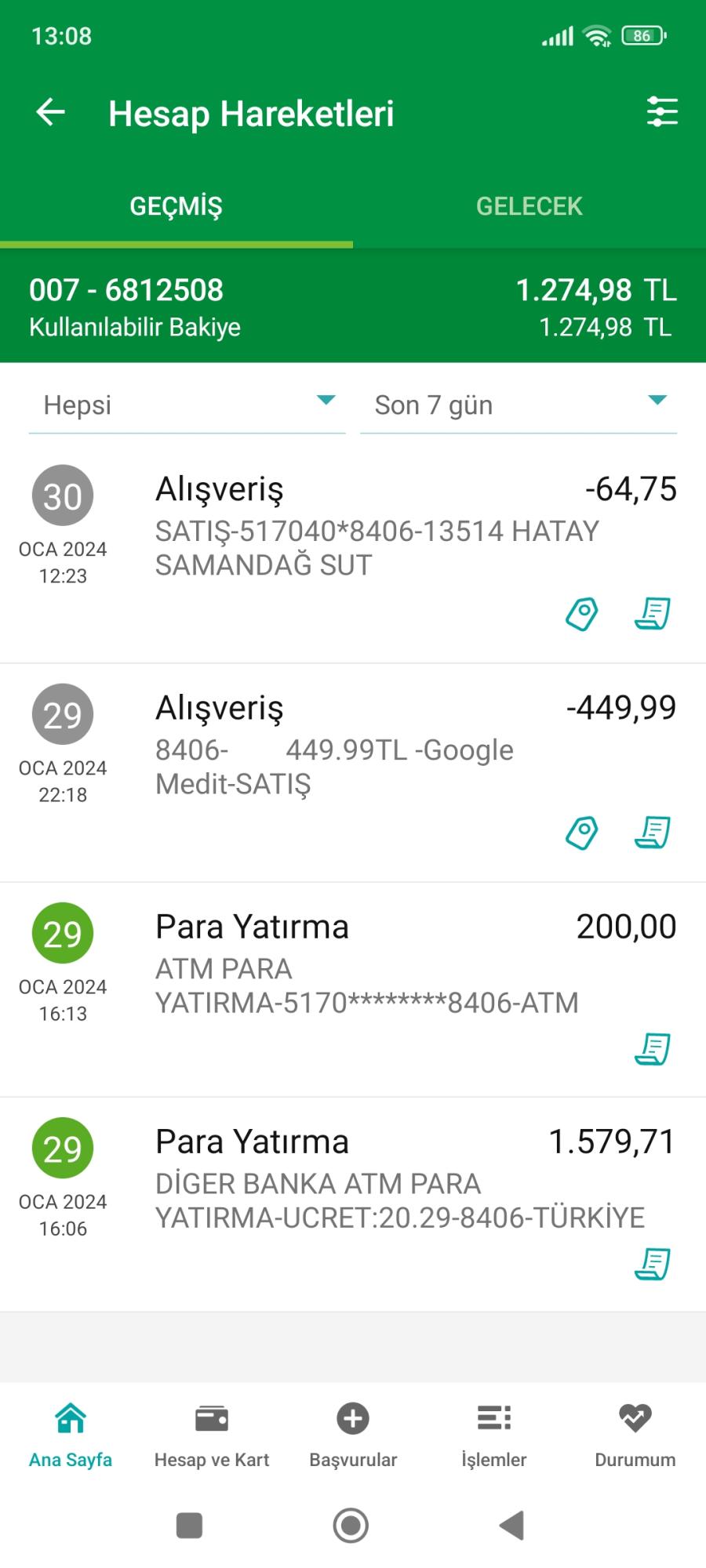 google-benden-zinsiz-499-tl-hesab-mdan-ekilmi-ikayetvar