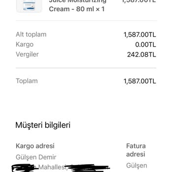 Fedora Beauty Siparişimin İptali Ve Para İadesinin Yapılmaması