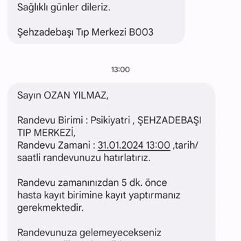 İBB Şehzadebaşı Tıp Merkezinde Numaram Kullanılarak Randevu Alınması