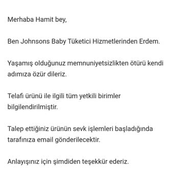 Johnsons Baby Şampuanlar Bozuk Çıktı