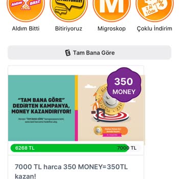 Migros Geri Bildirim İstiyorum