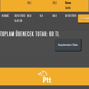 HGS, Uludağ Milli Parkı Geçişi, Sitede Ödendiği Halde Ödeme Gözükmüyor!