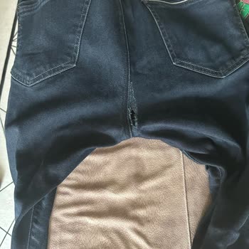 Mavi Kot Pantolon Yırtılması