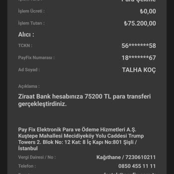 PayFix Param Hesabıma Gelmedi Lütfen Yardım Edin