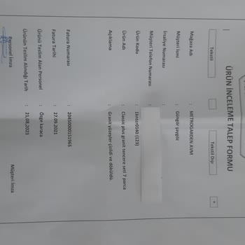 Madame Coco Ürün İnceleme Başvuru Sonuç Vermiyor