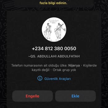 WhatsApp Jay Hesap Adlı Mesajlar