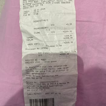 Nine West Kentpark Şubesi İade Hakkında Sorun Çıkarıyor