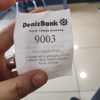 Denizbank Şubesi Müşteri Hizmetleri Sorunu