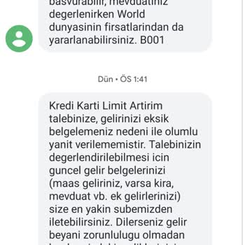 Yapı Kredi Gelir Belgeleme Sorunu