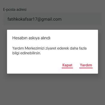 Letgo Hesap Askıya Alınma