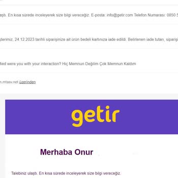 Getir Bunun Adı Sorumsuzluktur.!