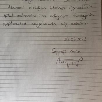 Telkotürk İnternet Abonelik İptal Edilememesi