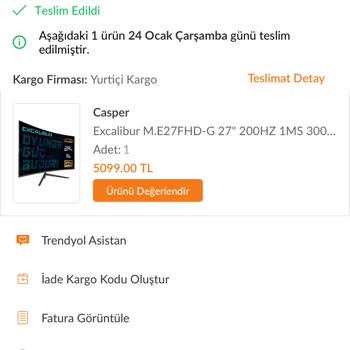 Casper Nirvana Casper Monitör Sorunu