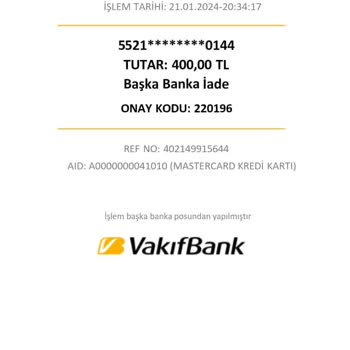 Süha Turizm Bilet İadesi, Ücret İadesi