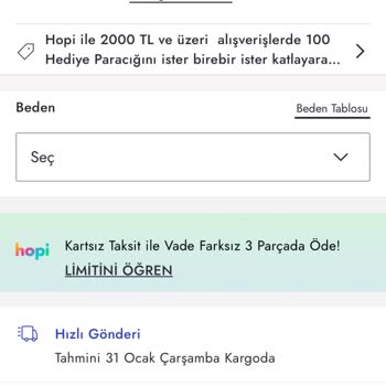 Boyner Bikinin İade Alınmaması