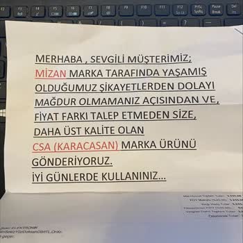 Karacasan Koçtaş Siparişi Ve Çözümsüzlük