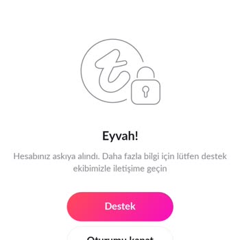 Tango Live Hesap Askıya Alındı
