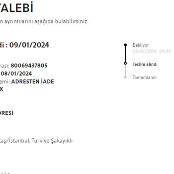 Zara Home İade Sürecinde Yaşanan Mağduriyet