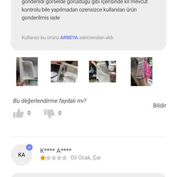 Hepsiburada Sahte Ürün Kullanılmış Ürün Satması Sattırması
