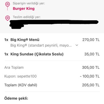 Yemek Sepeti Ve Burger King Para İademi Yapmıyorlar