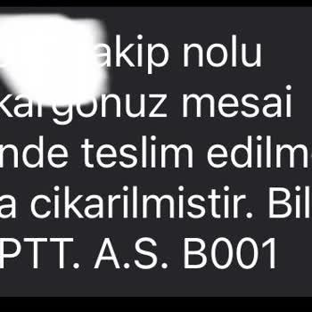 PTT Kargo Pişmanlık Mı. Kargom Ortada Yok