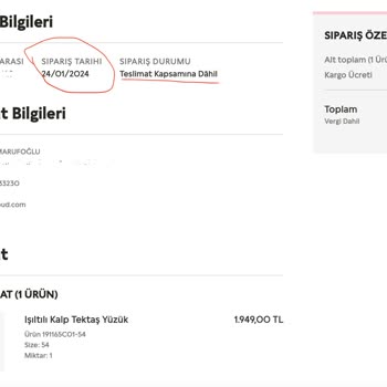 Pandora Mücevher Pandora Siparişimi Kargoya Vermiyor, Geciktiriyor Ve Maillere Dönmüyor