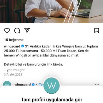 Wings Card Mil Puan Kampanyası