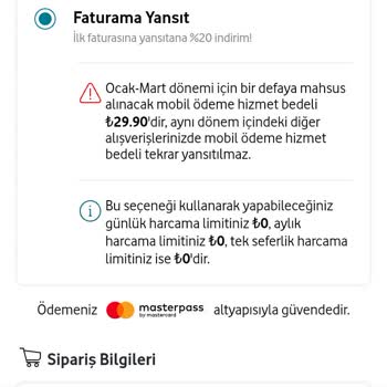 Vodafone Yanımda Mobil Ödeme
