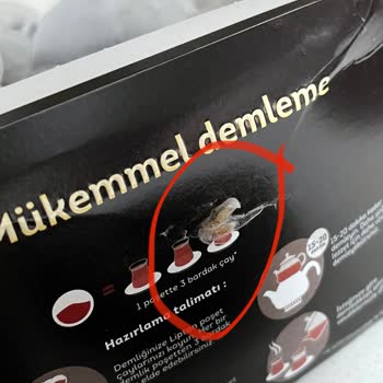 Lipton Earl Grey Çaydan Böcek Çıktı