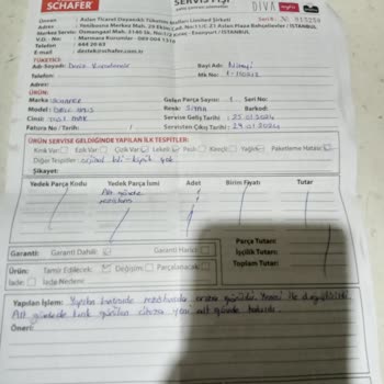 Schafer Garanti Servisi Tost Makinesi Kırıp Gönderdi