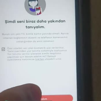 Tosla Kimlik Kartı Doğrulama Yapamıyorum