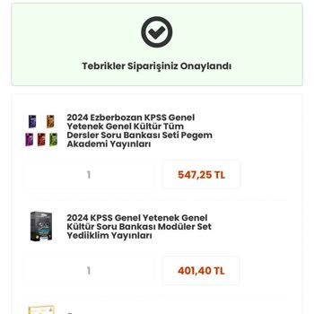Ykmkitap Sipariş Koduna Erişemiyoruz