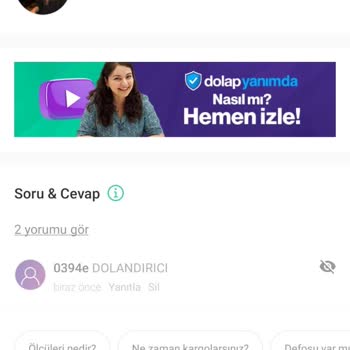 Dolap Satış Platformunda Güvensiz İşlemler