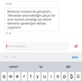 Yemeksepeti Ve Usta Pideci Teslim Edilmeyen Sipariş