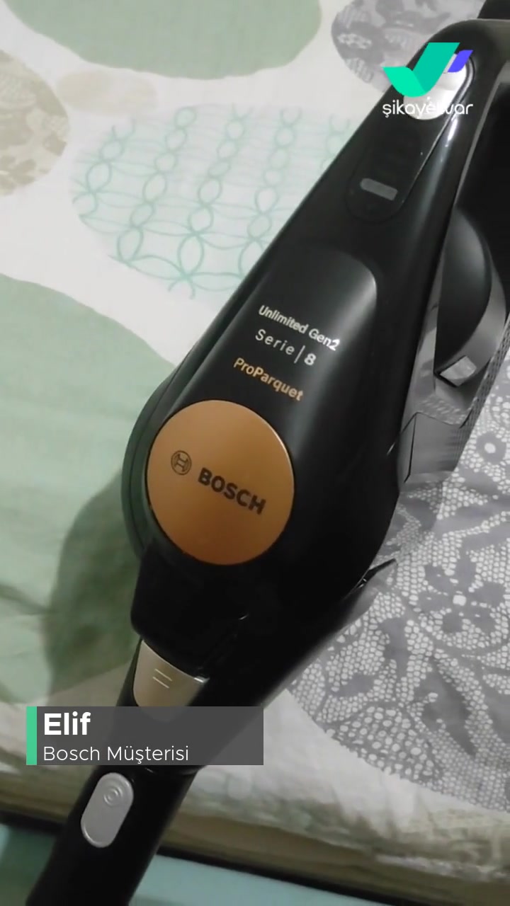 Bosch Unlimited Gen8 Dik Şarjlı Süpürgenin Sorunu videonun kapak resmi