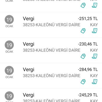 Kayseri Kaleönü Vergi Dairesi Vergi Borcu Fazla Ödeme