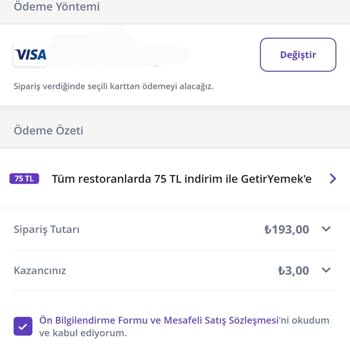 Getir Yemek İndirim Kodu Uygulanmıyor