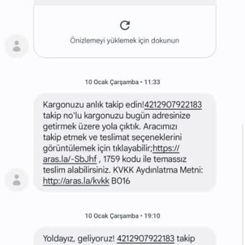 Aras Kargo Ürünümü Dağıtmadan Şubede Bir Hafta Bekletip İade Etti