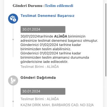 Aliağa MNG Kargo Rez, Aleti