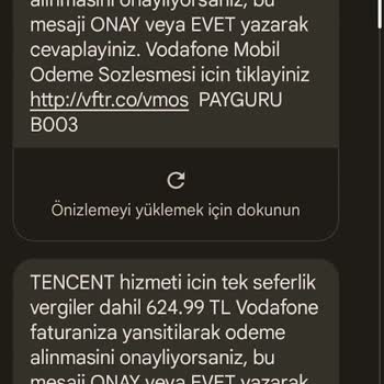 İsteğim Dışı Vodafone Mobil Ödemeden Para Çekilmesi