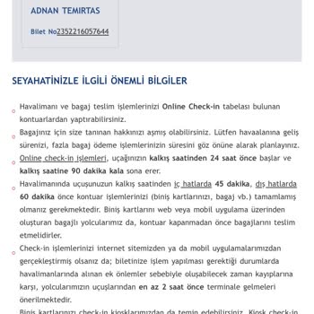 Anadolu Jet Biletteki Bir Rakamın Değişmesi İçin Ne Yapmalıyız