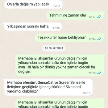 Screensense Projeksiyon Değişim Mağduriyeti!