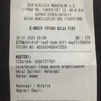 BİM Kasiyeri Fatura Kesmeyi Bilmiyor