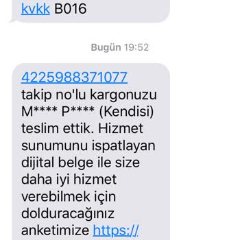 Aras Kargo Teslim Etmediği Halde Teslim Edilmiştir SMS'i Gönderiyor