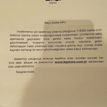 B&G Store Acil Yardımcı Olunmasını İstiyorum!