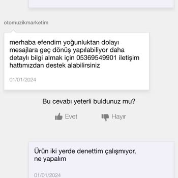 Yalçın Hifi Oto Müzik Sistemleri Çevrimiçi Alışverişte Yaşanan Teknik Sorun Ve İade Süreci