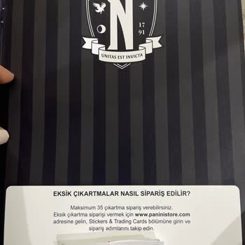 Panini Türkiye Wednesday Albüm Hayal Kırıklığı