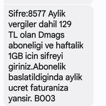 Vodafone Paramın İadesini 4444